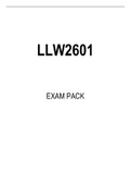 LLW2601 EXAM PACK 2022