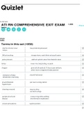 ATI RN COMPREHENSIVE EXIT EXAM STUDY GUIDE Flashcards