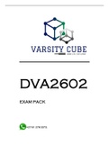 DVA2602 EXAM PACK 2022