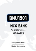 BNU1501 - MCQ TestBank (2022)