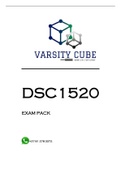 DSC1520 EXAM PACK 2022