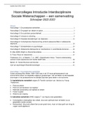 Complete tentamenstof Introductie Interdisciplinaire Sociale Wetenschappen (IISW)