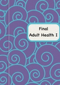 Adult Health I final review 