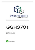 GGH3701 EXAM PACK 2022