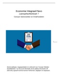 Samenvatting Economie Integraal Concept: Samenwerken en onderhandelen, hoofdstuk 7: samenwerken en hoofdstuk 8: onderhandelen
