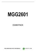 MGG2601 EXAM PACK 2022