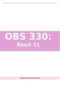 OBS 330: Block 11