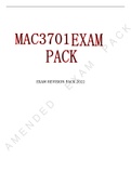 MAC3701 EXAM PACK REVISION 