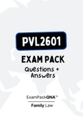 PVL2601 - EXAM PACK (2022) 