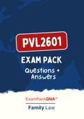 PVL2601 - EXAM PACK (2022)