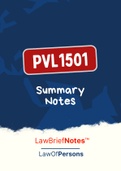 PVL1501 Notes for 2023 (Summary of Chapter 1-19) Download Now!