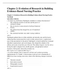 : Evolution of Research in Building Evidence-Based Nursing Practice