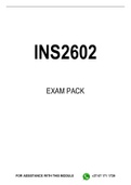 INS2602 EXAM PACK 2022