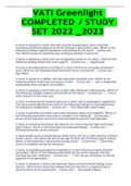 VATI Greenlight COMPLETED / STUDY SET 2022 _2023