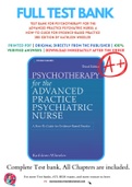 Test Bank for Psychotherapy for the Advanced Practice Psychiatric Nurse: A How-To Guide for Evidence-Based Practice 3rd Edition By Kathleen Wheeler 9780826193797 Chapter 1-24 Complete Guide .