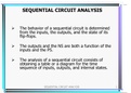 SEQUENTIAL CIRCUIT ANALYSIS