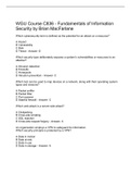  WGU Course C836 - Fundamentals of Information Security by Brian MacFarlane