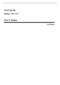 Test Bank - Biology: The Core, 1st Edition (Simon, 2015) Chapter 1-12 | All Chapters