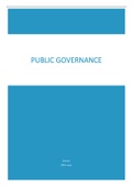 Samenvatting Public Governance 2021-2022
