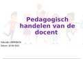 PowerPointpresentatie voor 'Pedagogisch handelen van de docent', afgerond met een 9,7. Bevat de pedagogische opdracht/visie | etiek| ethisch klimaat en een ethisch dilemma.