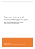 Samenvatting Fundamentals of Multinational Finance, Global Edition, ISBN: 9781292215211  Fundamentals of International Finance (IBVB18IFI1A)