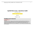 Case Study > Apollo Shoes Case - Inventory Audit_ACC492 - Contemporary Auditing II