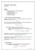 Grade 12 Mathematics - Detailed Notes