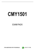 CMY1501 MCQ EXAM PACK 2023