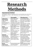 Psychology A-Level Revision Notes Package