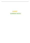 LLW2602 Summary Notes