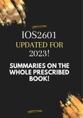 IOS2601 Prescribed Book Summary (Easy to understand and study from) Interpretation of Statutes (IOS2601)