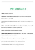 PRN 1032 Exam 2