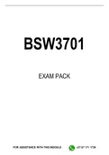 BSW3701 EXAM PACK 2023