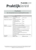 Oefentoets bedrijfsadministratie KE1 met antwoordenblad  