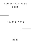 FAC3702 EXAM PACK 2023 