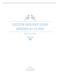  2023 PN HESI EXIT EXAM  GRADED A+ V1.PDF