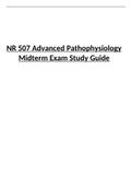 NR 507 Advanced Pathophysiology Midterm Exam Study Guide