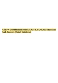 ATI PN COMPREHENSIVE EXIT EXAM 2023 Questions And Answers (Detail Solutions).