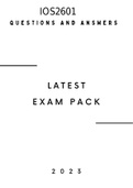(IOS2601) Interpretation of Statutes LATEST EXAM PACK (ANSWERS AND QUESTIONS) 2023