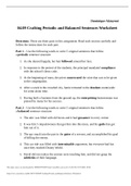 04.09 Crafting Periodic and Balanced Sentences Worksheet - Graded Assignment