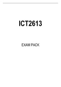 ICT2613 EXAM PACK 2023
