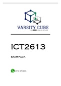 ICT2613 EXAM PACK 2023