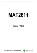 MAT2611 EXAM PACK 2023