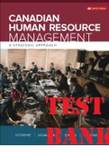 TEST BANK for for Canadian Human Resource Management 12th Edition by Hermann Schwind, Krista Uggerslev, Terry Wagar, Neil Fassina. All Chapters. (Complete Download). 369 Pages.