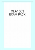CLA1503 - Commercial Law IC EXAM PACK