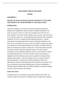 DEVELOPMENT DEBATES AND ISSUES DVA4801 ASSIGNMENT 6