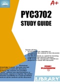 PYC3702 STUDY GUIDE