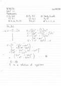 WTW238 Homework Problems - Solutions with ALL Working