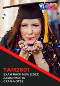 TAM2601 Latest Exam Pack for study year 2023 (All you need) (Useful for assignments too) 