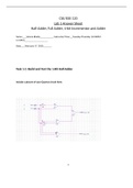 CSE/EEE 120 Lab 1 Answer Sheet Half Adder, Full Adder, 4-bit Incrementor and Adder